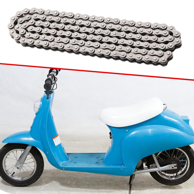 KAMIER 25H Drive Chain 126 Link for Razor MX350 MX400 ZR350 SX350 McGrath Dirt Rocket Bike Kids Electric Pocket Mod Mini Euro Bella Vapor Sweet Pea Scooter Motovox MBxXSe MotoTec MT-MB Mini Bike Parts - Image 3